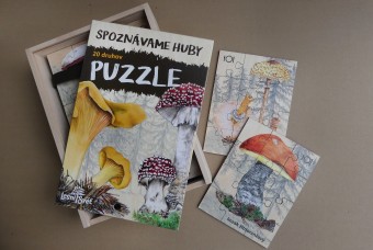 Sada Puzzle - Spoznávame huby SK