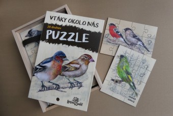 Sada Puzzle - Vtáky okolo nás SK